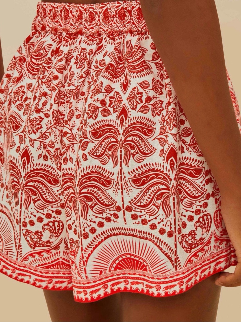 Farm Rio Red River Ride Shorts - Picture 2 of 4